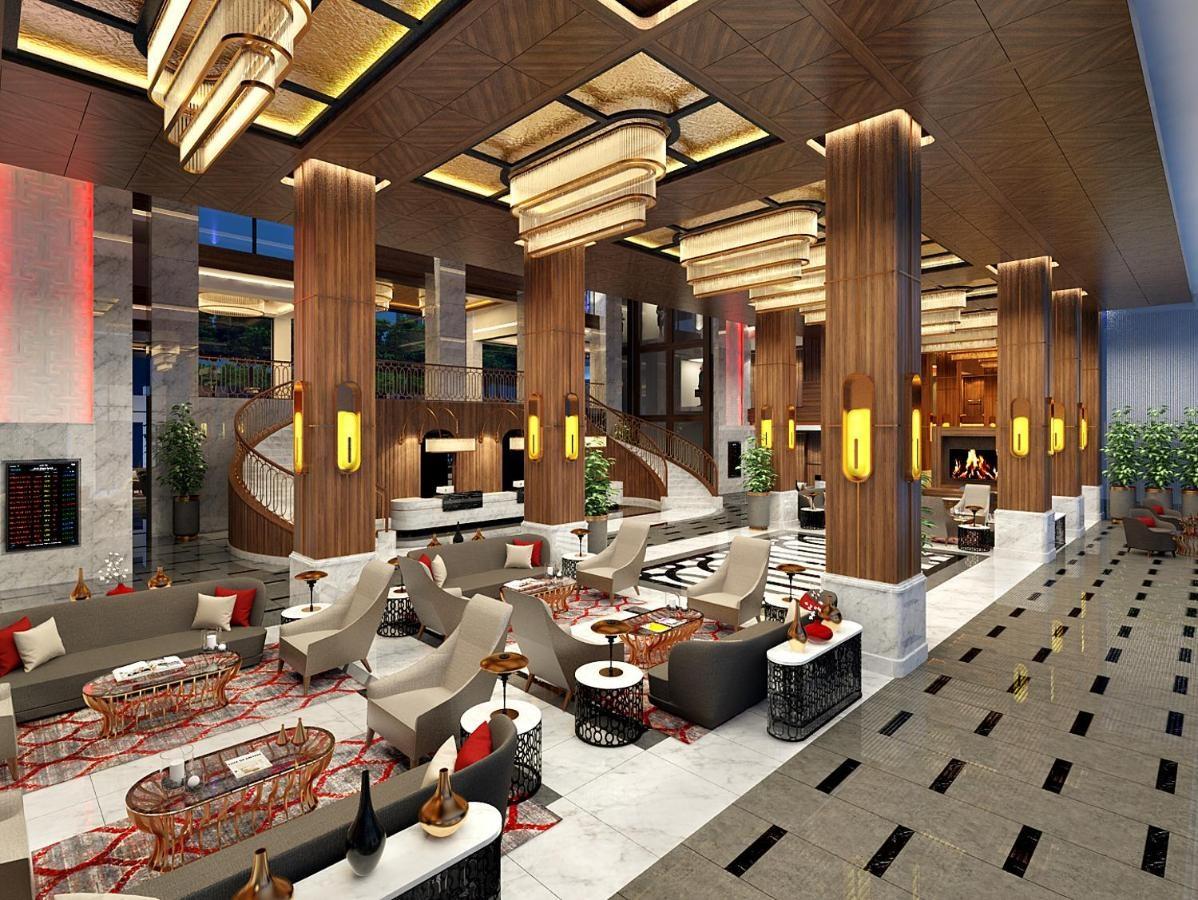 Moevenpick Hotel Istanbul Asia Airport Luaran gambar The lobby of the hotel